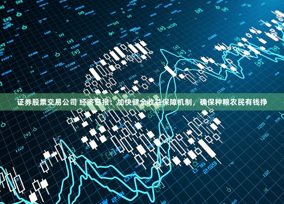 证券股票交易公司 经济日报：加快健全收益保障机制，确保种粮农民有钱挣