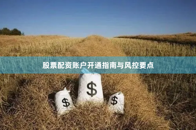 股票配资账户开通指南与风控要点